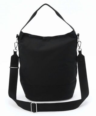 LeSportsac CONVERTIBLE BUCKET BAG/リサイクルドブラックJP リサイクルドブラックJP