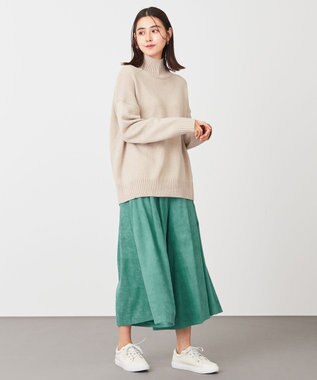 ANY L 【洗濯機可・ウエストゴム】サンディングピーチ スカーチョ