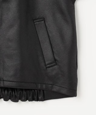 ANY 【手洗い可】マシュマロコーティングブルゾン ブラック