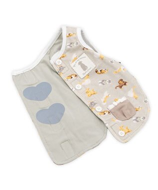 PET PARADISE ペットパラダイス makokoro ホカリラ ベスト 小型犬 グレイッシュベージュ