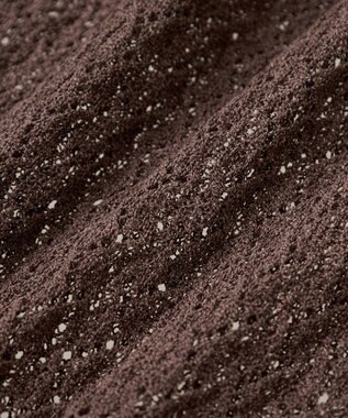 AMERICAN HOLIC 2WAYレース編みニットカーディガン Brown