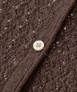 AMERICAN HOLIC 2WAYレース編みニットカーディガン Brown