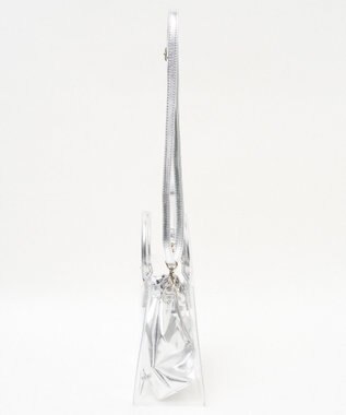 WEGO 巾着付きクリアショルダー シルバー