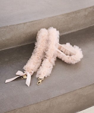 Maison de FLEUR フリルショルダー Pink Beige