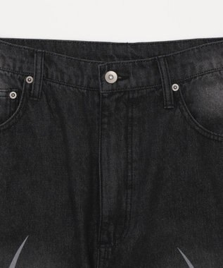 WEGO トライバルデニムパンツ デニムブラックソノタ