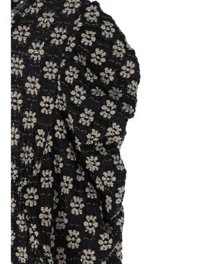 Green Parks ・Ｐｅｔｉｔ　Ｆｌｅｕｒ　フラワーレースプルオーバー White×Black