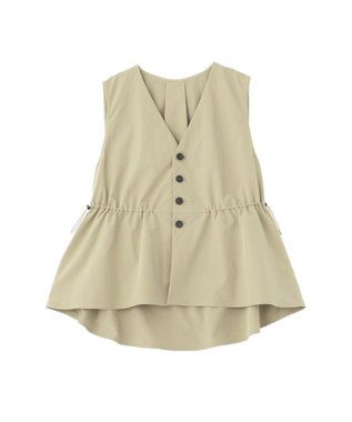 Green Parks ドロストフレアベスト Khaki