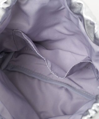 WEGO 巾着付きクリアショルダー シルバー