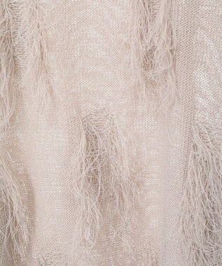 Green Parks フリンジニットプルオーバー Ecru