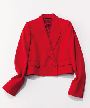 ICB 【マガジン掲載・仙波レナさんコラボ】 ウールギャバ ショートジャケット（番号CJ23）