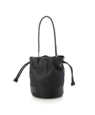 UNBILLION 【テレビ ドラマ着用アイテム】ペルケ perche / レザーメッシュ2wayバゲットバッグ ブラック