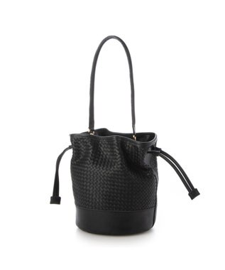 UNBILLION 【テレビ ドラマ着用アイテム】ペルケ perche / レザーメッシュ2wayバゲットバッグ ブラック