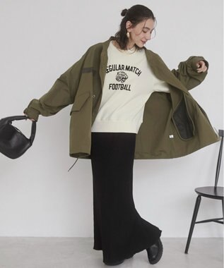 WEGO 【ANGIE VINTAGE】リブマーメイドスカート ブラック