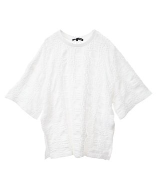 Green Parks ・ＳＵＧＡＲ　ＳＰＯＯＮ　シャーリングカットレースＴＥＥ Off White