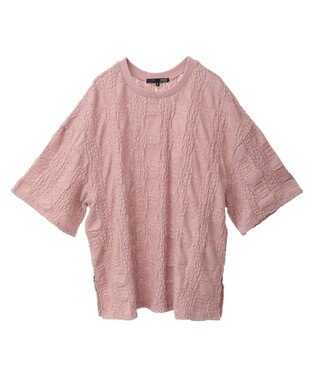 Green Parks ・ＳＵＧＡＲ　ＳＰＯＯＮ　シャーリングカットレースＴＥＥ Pink