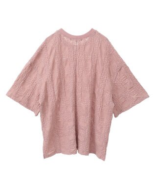 Green Parks ・ＳＵＧＡＲ　ＳＰＯＯＮ　シャーリングカットレースＴＥＥ Pink