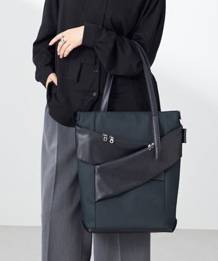 Y'SACCS 【Y'SACCS Gene Line】モルビアン トートバッグ Tall ネイビー