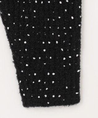 組曲 【組曲×setsuko sagittaire】ツィードニットタックパンツ ブラック系