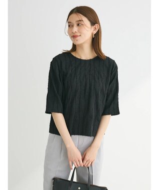 Green Parks ・ＥＬＥＮＣＡＲＥ　ＤＵＥ　ジャカードＴＥＥ Black