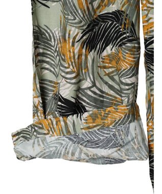 CRAFT STANDARD BOUTIQUE レーヨン柄プリントワイドパンツ Green