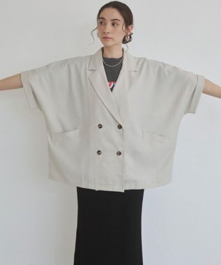 WEGO 【ANGIE VINTAGE】ハーフスリーブジャケット ホワイトその他