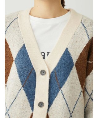 Green Parks 柄アソートニットカーディガン B