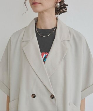 WEGO 【ANGIE VINTAGE】ハーフスリーブジャケット ホワイトその他