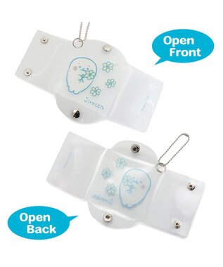 Mother garden しろたん クリアマルチケース 【単品】 しろたんお花柄