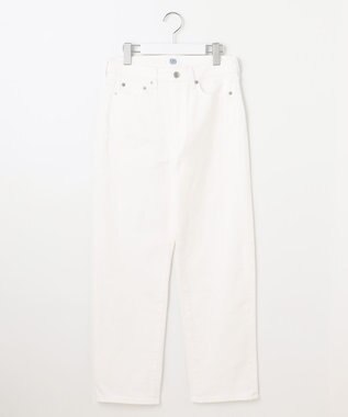 J.PRESS LADIES L 【洗える】BASIC STRETCH DENIM ボーイフィット デニム ホワイト系