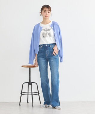 earth music&ecology 【接触冷感/洗濯機可】PhotoショートＴ Off White