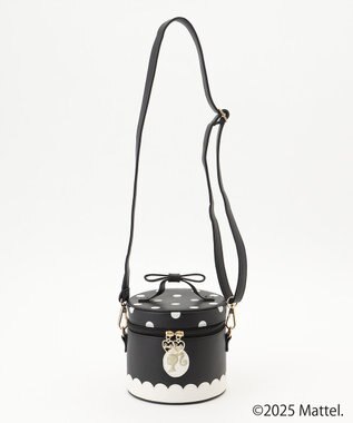 ANY KIDS 【Barbie(TM)】バニティポシェット ブラック×ホワイト