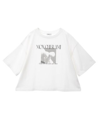 earth music&ecology 【接触冷感/洗濯機可】PhotoショートＴ Off White