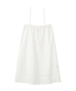 Green Parks ２ｗａｙレースキャミワンピース Off White