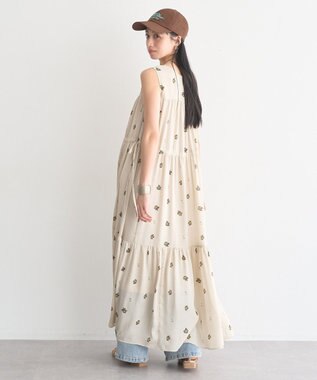 earth music&ecology アソートティアードワンピース Flower