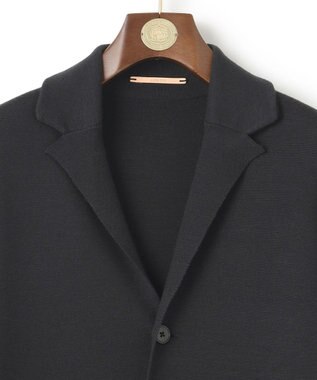 J.PRESS MEN ミラノリブ ニットジャケット グレー系