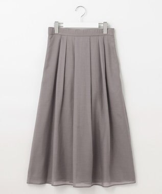 J.PRESS LADIES S 【WEB限定カラーあり・洗える】 ブライトスパンボイル スカート ライトグレー系