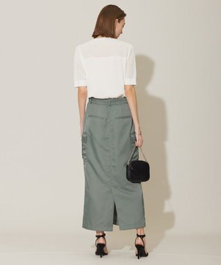 ICB L 【洗える】 レースニットトップス オフホワイト系