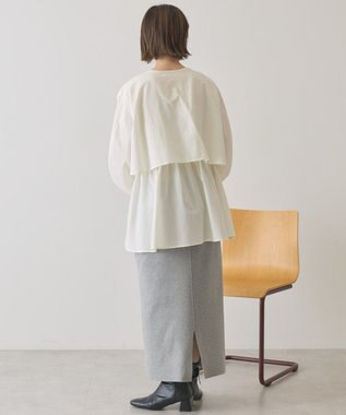 AMERICAN HOLIC サッカーティアードブラウス Off White