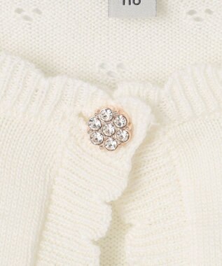 ANY KIDS 長袖 ボレロ オフホワイト