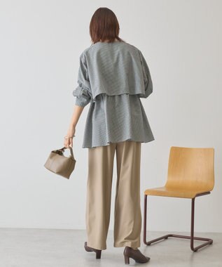 AMERICAN HOLIC サッカーティアードブラウス Gingham Check