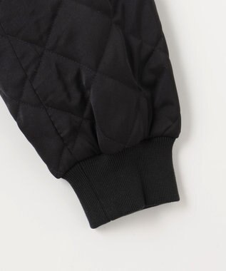 NAVE 【ReNAVE・軽量/手洗い可】ライトキルティングブルゾン ブラック系