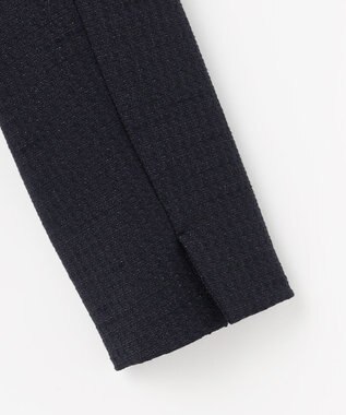 ANY SIS リップルボーダーストレッチ ジャケット ネイビー