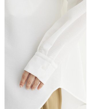 Green Parks ゆったりサッカーシャツ Off White