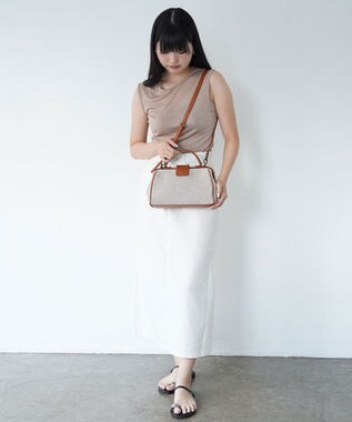 Atelier nuu 【人気シリーズ新モデル/国産レザー/ショルダー】parcel cotone ナノダレス バッグ キャメル