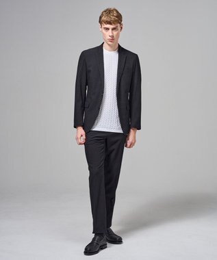 JOSEPH HOMME 新色追加【セットアップ対応】トリコサッカーストレッチ　 ジャケット ブラック系