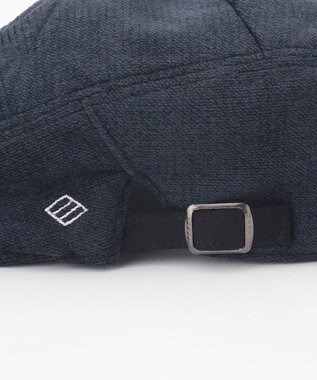 JOSEPH ABBOUD ブロックベロアストレッチ　ハンチング ネイビー系