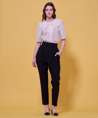 TOCCA 【八木アリサさん着用】【消臭】YOUR RIBBON ブラウス アイボリー系