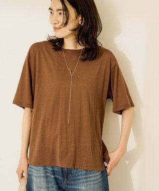 AMERICAN HOLIC シアーボックスTシャツ Brown