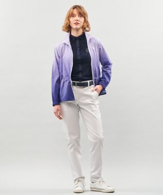 23区GOLF 【WOMEN】【UVケア】カラーシャツ ネイビー系