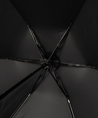 AURORA JILL STUART ジル スチュアート カラーブロック柄 晴雨兼用傘（折り畳みミニ傘）日傘 ブラック